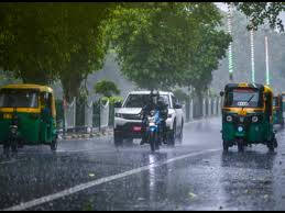 Weather today October 7 2026 showing IMD rain alerts over Delhi and sunny conditions in Rome Italy