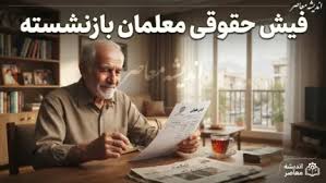 فیش حقوقی معلمان بازنشسته؛ راهنمای کامل دریافت آنلاین با کد |اندیشه معاصر
