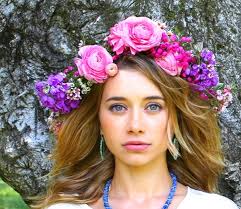 how to make flower crowns; olesya rulin; kelly lee; kelly golightly; la - flowercrown13