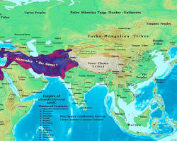 Image of Alexander the Great's empire map