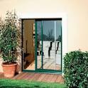 Porte fenetre aluminium coulissante porte