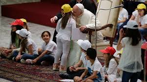 Image result for pope peace children