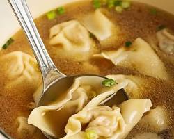 Wonton soup bowl