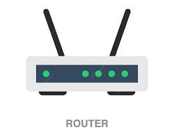 router with illustration