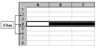 Resultado de imagen para excel encabezado de FILAS