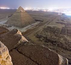 Found this picture from atop the Giza pyramid, is that modern graffiti? Or did the Roman alphabet exist at the time? : r/ancientegypt
