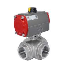 3-Way Pneumatic Ball Valves | Tameson