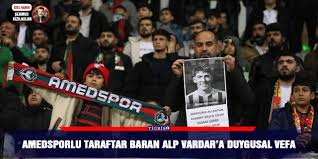 Amedsporlu taraftar Baran Alp Vardar’a duygusal vefa