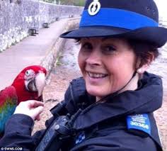 Off: Police Community Support Officer Sarah Giles has been ordered off Twitter after posting about - article-2212225-1553177E000005DC-379_634x572