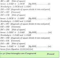 صورة square can be divided into four congruent triangles