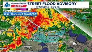 Flood advisory issued for parts of New Orleans metro as heavy rain moves through