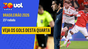 Brasileirão: veja todos os gols dos jogos desta quarta pela 21ª rodada
