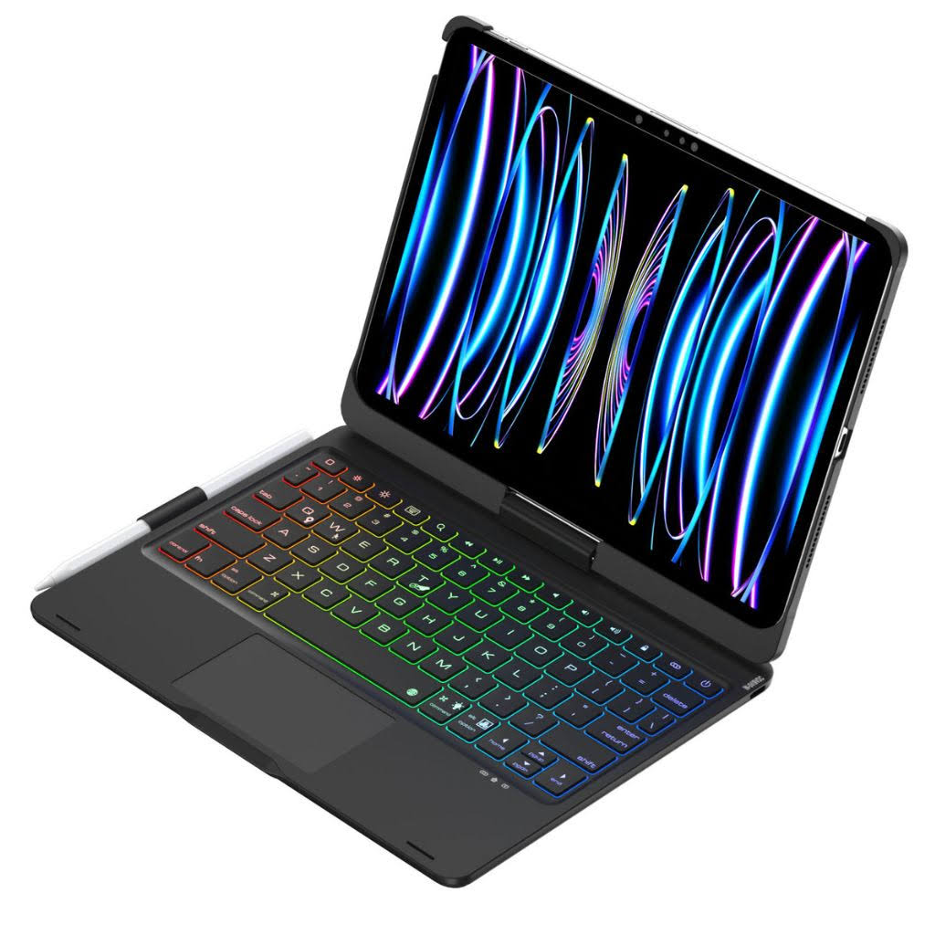 Best iPad Keyboard Case with Trackpad & Backlit Keys Laptop-Style Design