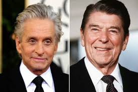 Getty Images. And for his next trick, Michael Douglas will play former president (and former actor) Ronald Reagan in the upcoming indie film &#39;Reykjavik&#39; ... - Michael-Douglas-Ronald-Reagan