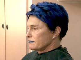 Bruce Jenner E! Online. Apparently Bruce Jenner is turning his split from wife Kris Jenner into an opportunity to change up his look! - rs_560x415-131010113315-1024.Bruce-Jenner-Blue-Hair.jl.101013_copy