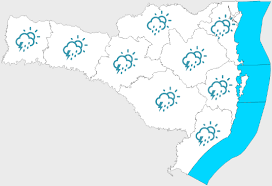 Previsão para os próximos 5 dias (12/08)