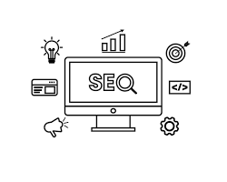 minimalist SEO infographic vector illustration, AI generated