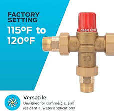 Cash Acme 24518 HG110-HX Thermostatic Mixing Valve, Small ...