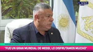 Chiqui Tapia analiza el desempeño de la Selección Argentina y la actuación de Messi en un mano a mano con TyC Sports