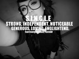 Single Girl Swag Quotes tumblr | Cute Love Quotes via Relatably.com