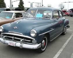 1952 Plymouth Cranbrook car, year 1952