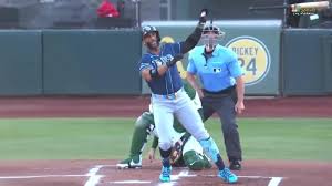 Yandy Diaz hits a leadoff HR to get the Rays started early