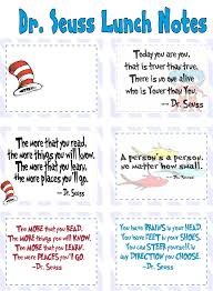 Dr. Seuss Lunch NotesInspired by Familia via Relatably.com
