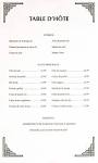 Table DaposHote, New York City - Upper East Side - Menu, Prices