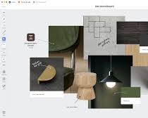 Image of interior design mood board