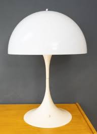 Grande Lampe de Bureau Champignon par Verner Panton pour ...