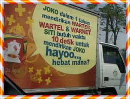 Hasil gambar untuk tulisan lucu di bak truk