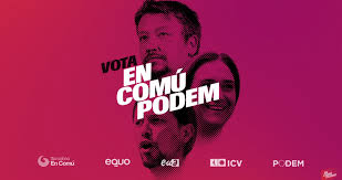 Resultado de imagen de cartel electoral podemos en cataluña