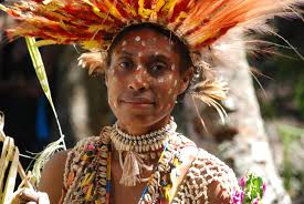 Papua New Guinea is, undoubtedly, one of the world&#39;s last wild and undiscovered places. - a-beautiful-tufi-native-in-her-full-authentic-ceremonial-regalia
