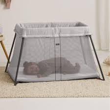 BabyBjorn Travel Cot Light - Silver | Winstanleys Pramworld