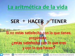 Resultado de imagen para ser hacer y tener