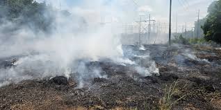 Downed power line causes fire near substation, thousands of Duke Energy customers lose power