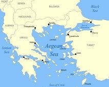 Image of Aegean and Mediterranean coastline, Turkey