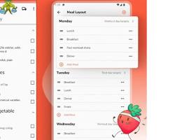 Изображение: digital shopping list generated by a meal planning app