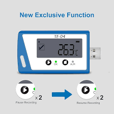 ThermElc TE-04 Temperature Data Logger,Large Display,Pause ...
