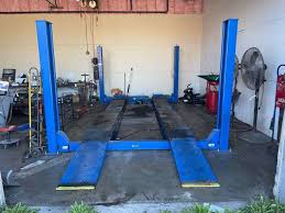 Direct Lift model Pro14FPY12BLD - 14,000# 4 post hoist ...