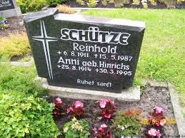 Grab von Anni Schütze (geb. Hinrichs) (25.08.1914-30.03.1995 ...