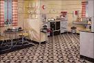 Retro kitchen flooring