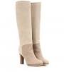 Bottes beige daim