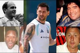 Messi cumple 39 años: qué estaban haciendo Maradona, Pelé, Cruyff y Di Stéfano al borde de las cuatro décadas