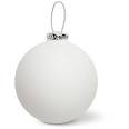 White christmas baubles