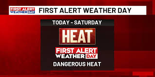 FIRST ALERT WEATHER DAYS continue for dangerous heat and humidity