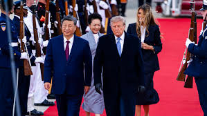 Alfombra roja, flores y Trump: así ha sido la llegada de Xi Jinping a Washington