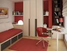 Idee deco petite chambre ado garcon et rouge