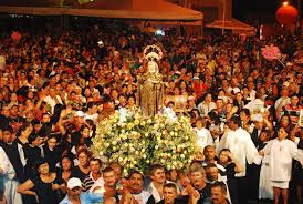 Resultado de imagem para procissão de santa rita em santa cruz  2015