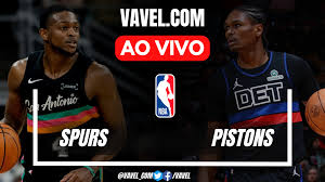Spurs x Pistons AO VIVO: começa o segundo quarto (24-27)